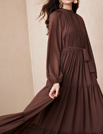 Rochie lunga SHEIN, maro