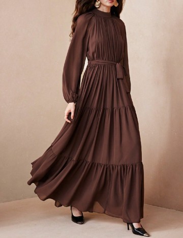 Rochie lunga SHEIN, maro