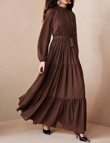 Rochie lunga SHEIN, maro
