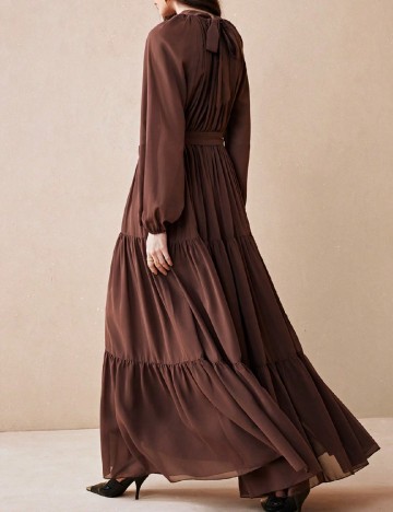 Rochie lunga SHEIN, maro
