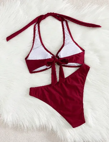 Costum de baie SHEIN, rosu