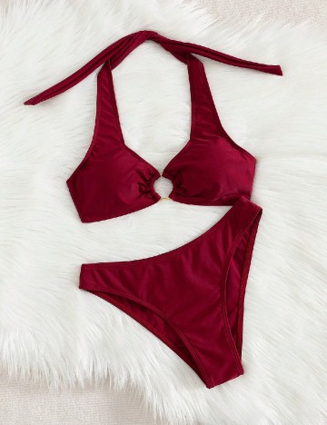 Costum de baie SHEIN, rosu