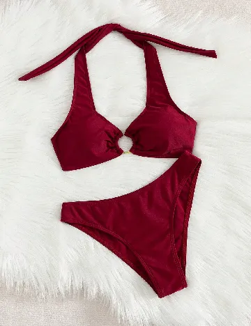 Costum de baie SHEIN, rosu