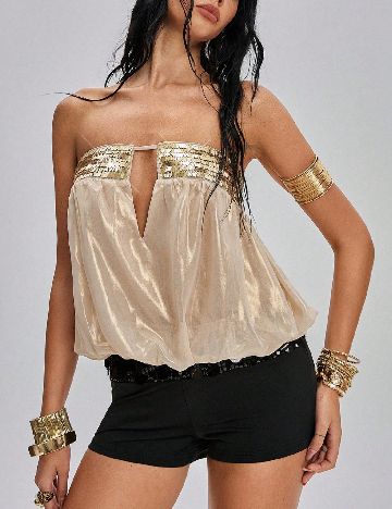 Top SHEIN, crem