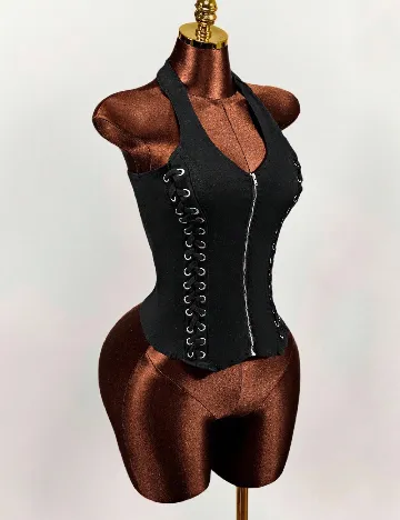 Top SHEIN, negru