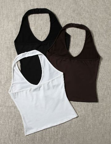 Set topuri 3 bucati SHEIN, mix culori