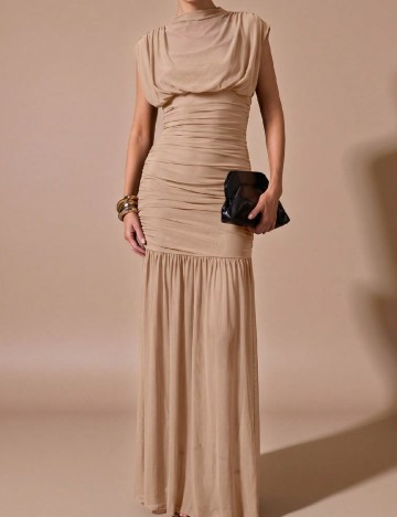 Rochie lunga SHEIN, maro