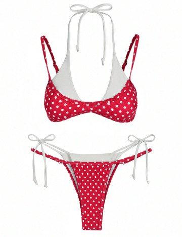 Costum de baie SHEIN, rosu