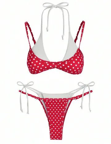 Costum de baie SHEIN, rosu