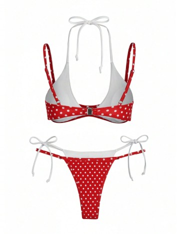 Costum de baie SHEIN, rosu