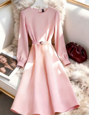 Rochie medie SHEIN, roz