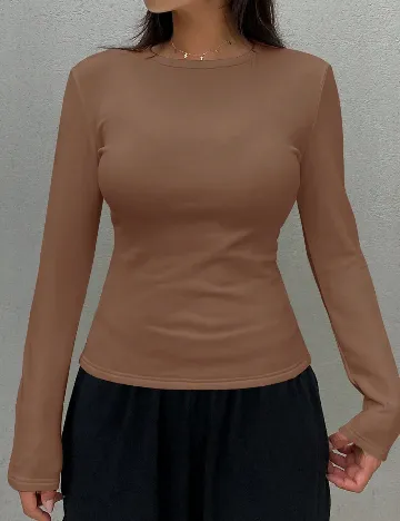 Bluza Friful, maro