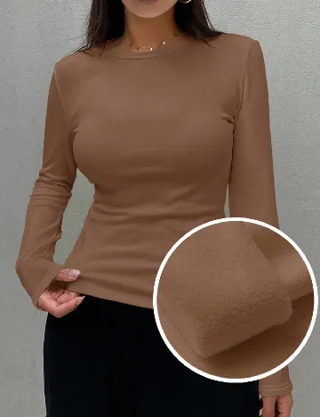 Bluza Friful, maro