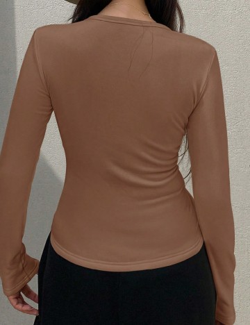 Bluza Friful, maro