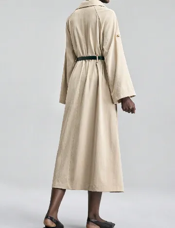 Rochie medie Ontre, bej
