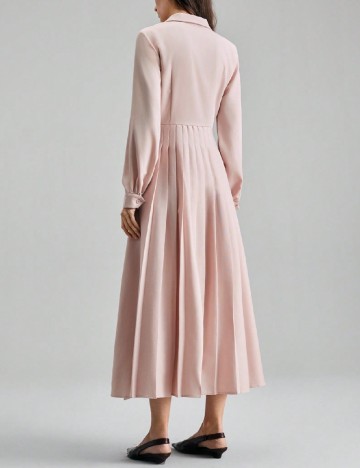 Rochie medie Ontre, roz