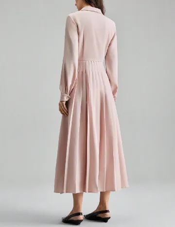 Rochie medie Ontre, roz