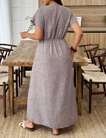 Rochie lunga SHEIN CURVE, gri