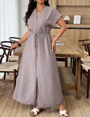 Rochie lunga SHEIN CURVE, gri