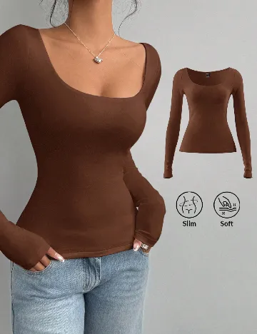 Bluza SHEIN, maro