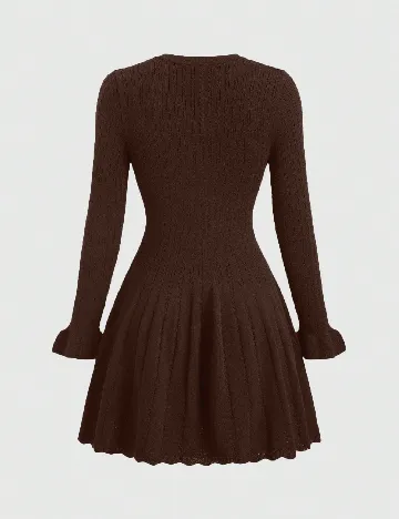 Rochie scurta SHEIN, maro