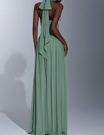 Rochie lunga SHEIN, verde