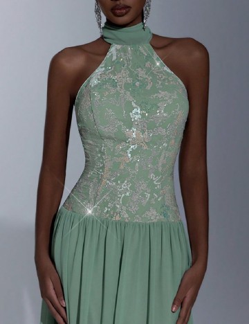 Rochie lunga SHEIN, verde