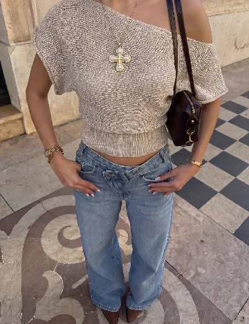Top SHEIN, crem