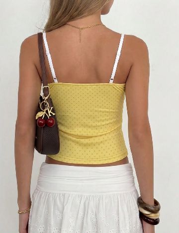 Top SHEIN, galben