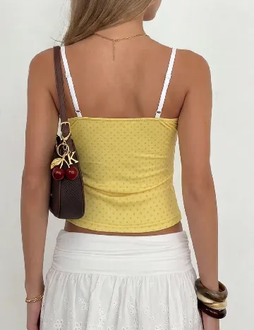 Top SHEIN, galben