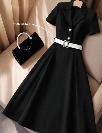 Rochie medie SHEIN, negru