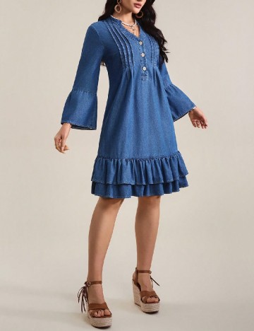 Rochie scurta SHEIN, albastru