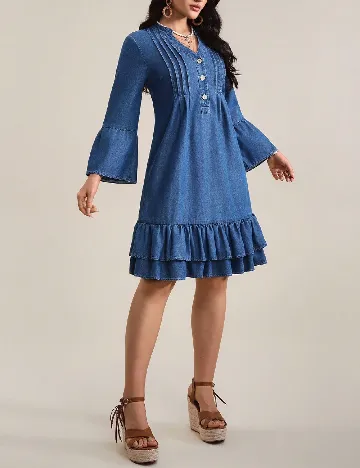 Rochie scurta SHEIN, albastru