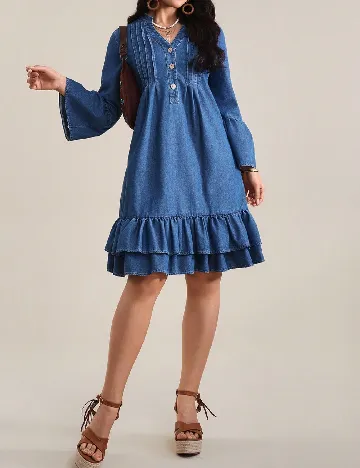 Rochie scurta SHEIN, albastru