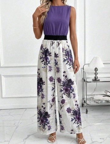 Salopeta SHEIN, floral print