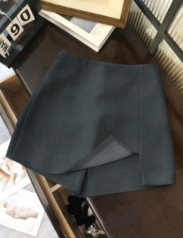 Fusta pantalon SHEIN CURVE, gri