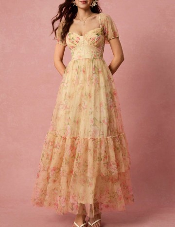 Rochie lunga SHEIN, mix culori