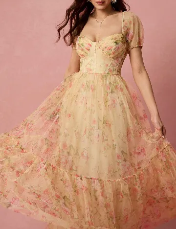 Rochie lunga SHEIN, mix culori