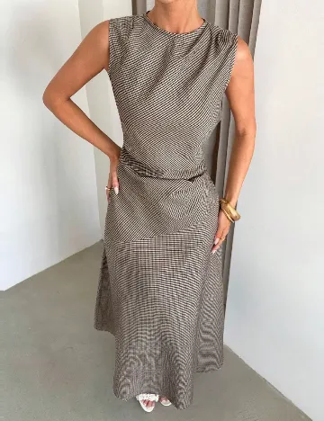 Rochie medie SHEIN, maro