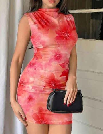 Rochie scurta SHEIN, roz
