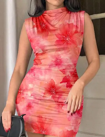 Rochie scurta SHEIN, roz