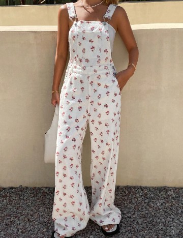 Salopeta Dazy, floral print