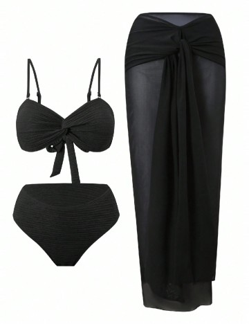 Costum de baie SHEIN, negru