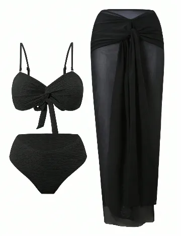 Costum de baie SHEIN, negru