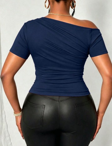 Bluza SHEIN CURVE, bleumarin