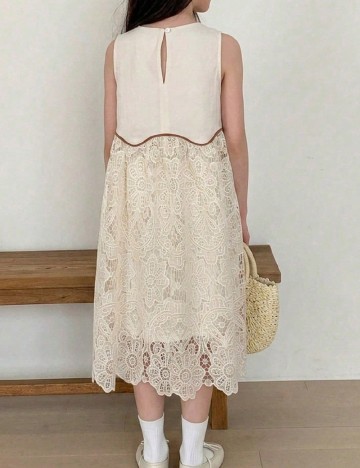 Rochie Dazy Kids, crem