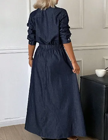 Rochie lunga Dazy, bleumarin