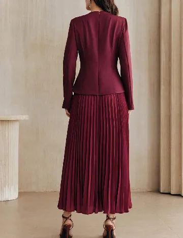 Rochie medie Anewsta, visiniu