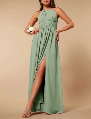 Rochie lunga SHEIN, verde