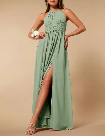Rochie lunga SHEIN, verde